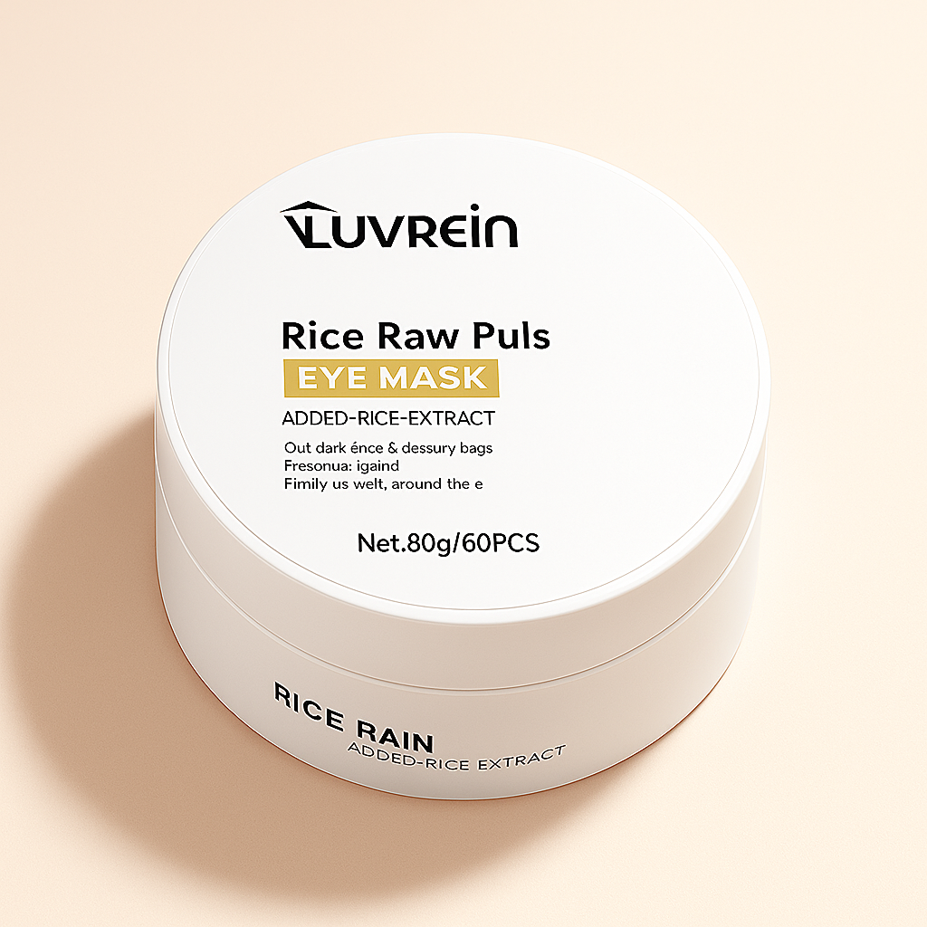 Hydrating Under Eye Patches with Rice Essence for Dark Circles and Eye Bags