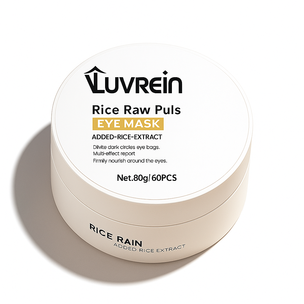 Hydrating Under Eye Patches with Rice Essence for Dark Circles and Eye Bags