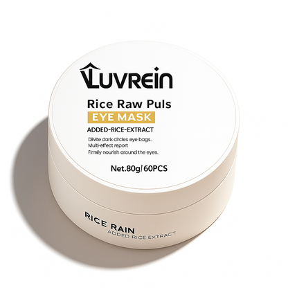 Hydrating Under Eye Patches with Rice Essence for Dark Circles and Eye Bags