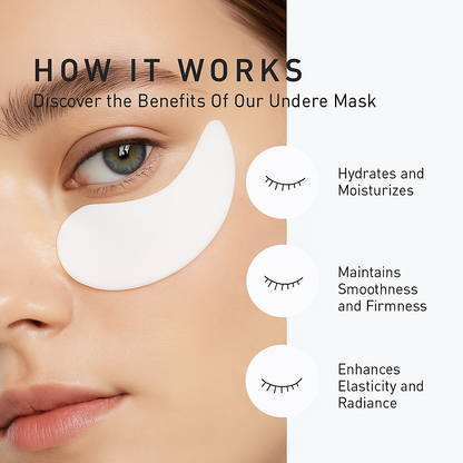 Hydrating Under Eye Patches with Rice Essence for Dark Circles and Eye Bags