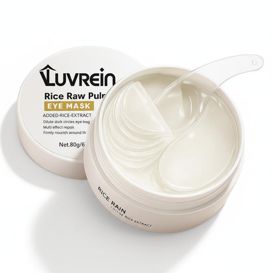 Hydrating Under Eye Patches with Rice Essence for Dark Circles and Eye Bags